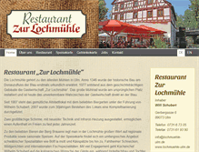 Tablet Screenshot of lochmuehle.com